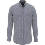 Fynch-Hatton - 1511-8060 - Overhemd - Donkerblauw - Lange Mouw - 100% Katoen