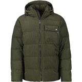 Lerros - 2597025 - Herenjas - 100% Polyester - Regular Fit - Afknoopbare Capuchon