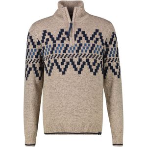 Regular fit gebreide pullover met schipperskraag