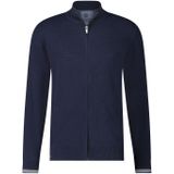 Fellows United Cardigan With Rib Details Navy