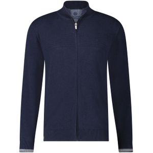 Fellows United Cardigan With Rib Details Navy