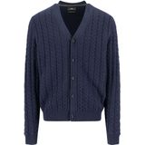 Fynch-Hatton - Gebreid Herenjack - Knoopsluiting