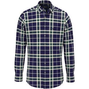 Fynch-Hatton - Casual Overhemd - Ruitjes - Katoen - Button-down Kraag