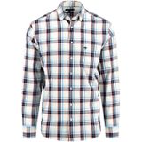 Overhemd - Geruit - Katoen - Lange Mouw - Regular Fit