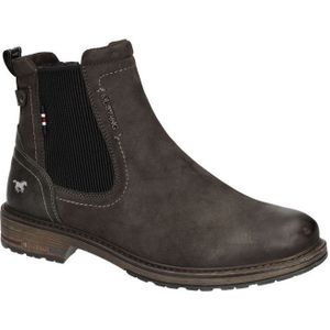 Mustang - 4157-608 - Enkellaars - Zwart - Imitatie Leder