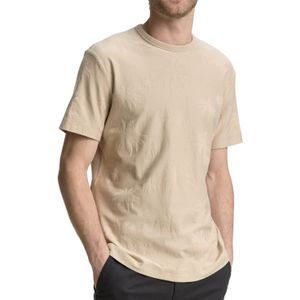 Tom Tailor Stretch Shirt met Bladmotief - 1046767