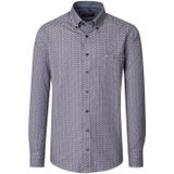 Casa Moda - Overhemd - Lange Mouw - Minimal Print - Regular Fit - 100% Katoen