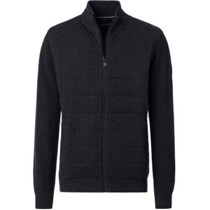 Casa Moda - 454520700 - Vest - Donkergrijs - Dik Gemeleerd