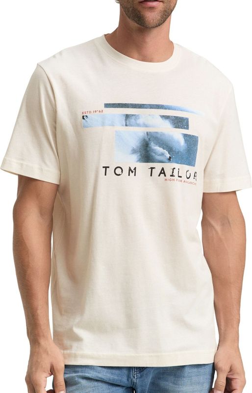 Tom Tailor - 1048585 - T-shirt - Regular Fit - 100% Katoen