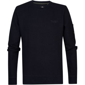 Petrol Industries - Heren Comfortabele Sweater UpperKalskag - Blauw