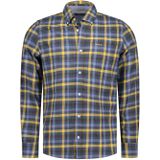 NZA - Blauw - Katoenen Overhemd - Lange Mouwen - Regular Fit