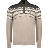 NZA - Ecru - Wollen Half Zip Trui