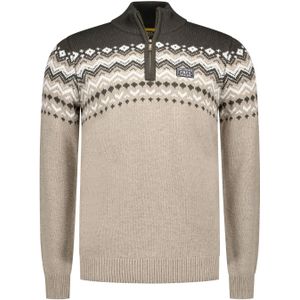 NZA - Ecru - Wollen Half Zip Trui