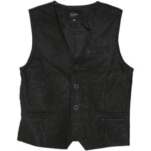 Dekkers - Gilet - Leer - Zwart - Voor Heren