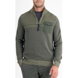 LERROS - 2495405 - Gebreide Troyer - Regular Fit - 100% Katoen