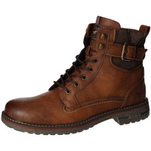 Mustang Veterschoenen Hoog Veterschoenen Hoog - cognac