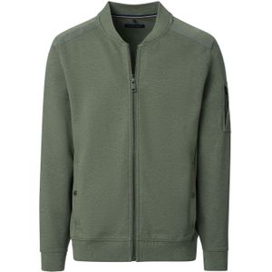 Casamoda - Sweatjacke - Groen - Vest - 454476600/325