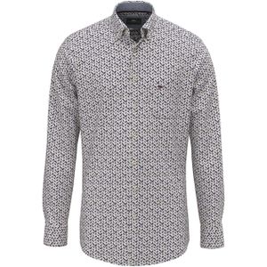 Fynch-Hatton Overhemd Allover Print Regular Fit