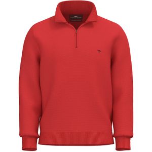 Fynch-Hatton - Gebreide Pullover - Katoen - Regular Fit - Opstaande Kraag