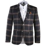 Carter & Davis Lange mouw  - 2628-1426 Marine (Maat: 52)