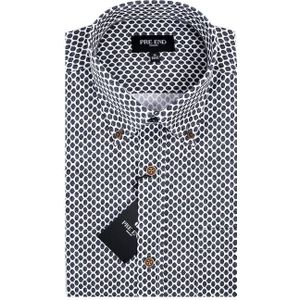 Pre End - Lange Mouw Overhemd - Donkergrijs - Heren - 100% Katoen