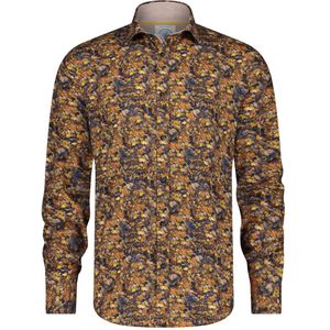 A Fish named Fred - Lange Mouw Overhemd - Kleur 451 - Modern Fit - 100% Katoen