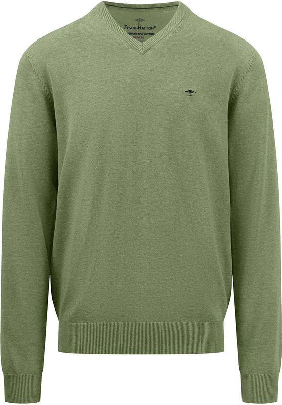 Fynch Hatton - 1407-211 - V-hals Trui - Heren