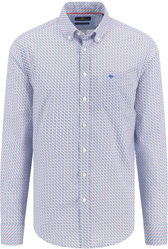 Fynch-Hatton - Ref.1412 5160 - Overhemd - Kleurrijke Combi Prints - 100% Katoen