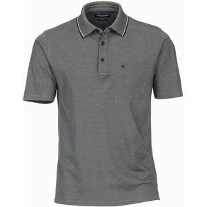 Casa Moda - Polo - Donkergrijs - 55% Katoen, 45% Polyester