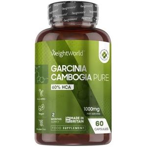 Garcinia Cambogia Pure capsules - 1000 mg - 60 Capsules - Natuurlijke eetlustremmer