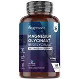 Magnesium bisglycinaat - 1420mg 180 capsules - 3 maanden voorraad