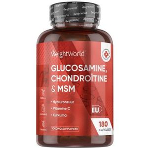 Glucosamine & chondroitine - 1790 mg - 180 Capsules - voor Mobiliteit en gewrichten support