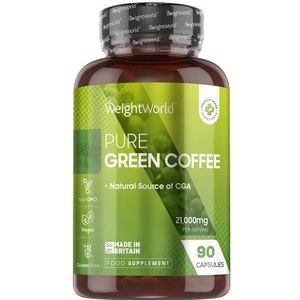 Groene koffieboon extract - 21000mg 90 Capsules - 100% Pure Green Coffee