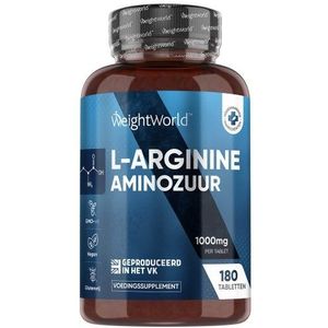 L-Arginine Tabletten - 1000 mg 180 Tabletten