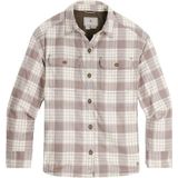 Royal Robbins Womens Vista Flannel Shacket Blouse (Dames |grijs)