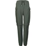 Afritsbroek - Olijfgroen - Viscose/Polyamide/Elastaan - Functioneel Met 4 Zak