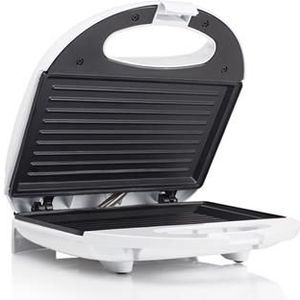 Tristar Camping Tosti-ijzer SA-3050 - Geschikt voor 2 tosti’s - Anti-aanbaklaag - Met grillplaat - 750W - Wit