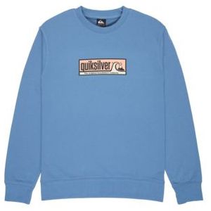 Quiksilver - Graphic Mix Crew - Trui - Blauw - Katoen/Polyester