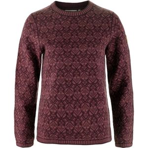 Fjällräven - Snow Round Neck Sweater - Port - Damestrui