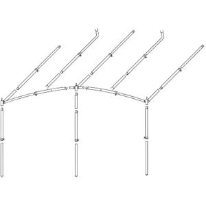 Dorema Onyx luifelframe aluminium 28mm