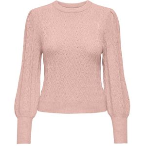 Only - Onlkatia - Trui - Licht Roze - Ronde Hals - Lange Mouwen