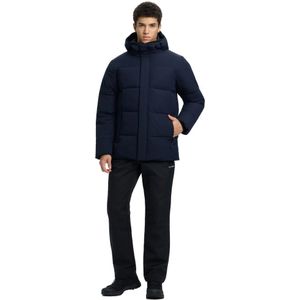 Icepeak - Parksville - Gewatteerde Jas - Donkerblauw - Waterdicht