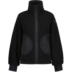 LUHTA - Iskoinen - Fleece Jas - Zwart - Losse Pasvorm