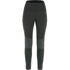 Legging Fjallraven Women Abisko Varm Trekking Tights Black-Iron Grey