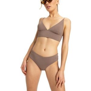 Roxy - Lasca Bikinibroekje - Zwart - Getextureerde Lurex Stof