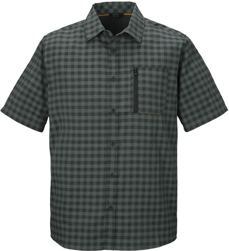 Donkergroen - Ademend Overhemd - 100% Polyester - Sneldrogend - Waterafstotend