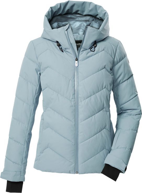 killtec - KSW 31 WMN SKI QLTD JCKT - Ski-jack - Hell Eisblau - Gewatteerd met Capuchon
