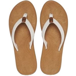 Reef - Tides - Gezondheidsslipper - Wit - Bruin - Synthetisch Materiaal - Rubber