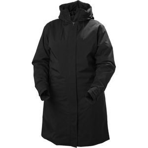 Helly Hansen - Womens Victoria Insulated Rain Coat - Lange Jas - Zwart - Waterdicht