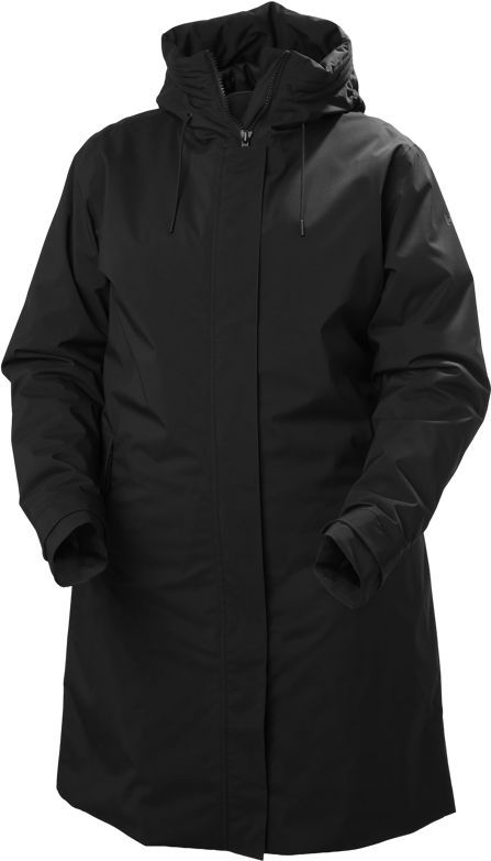 Helly Hansen - Womens Victoria Insulated Rain Coat - Lange Jas - Zwart - Waterdicht